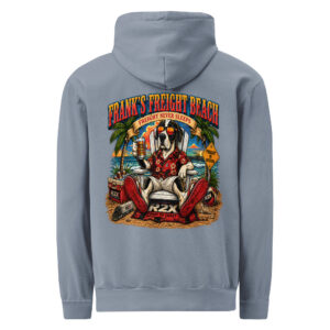 Franks Freight Beach Comfort Colors Garment-dyed Hoodie