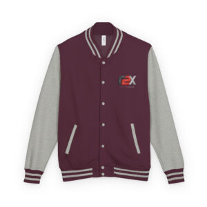 Heavyweight letterman jacket